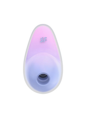 Stimulateur clitoridien par onde de pression sans contact et par vibration USB violet et rose, Pixie Dust Satisfyer - CC597836